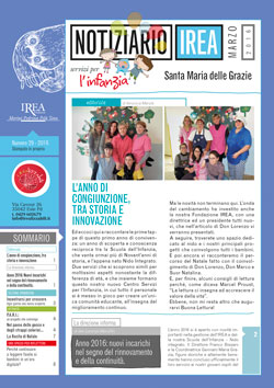 Notiziario Infanzia n. 29, marzo 2016 - Fondazione IREA