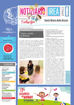 Notiziario Infanzia n. 33, aprile 2017 - Fondazione IREA