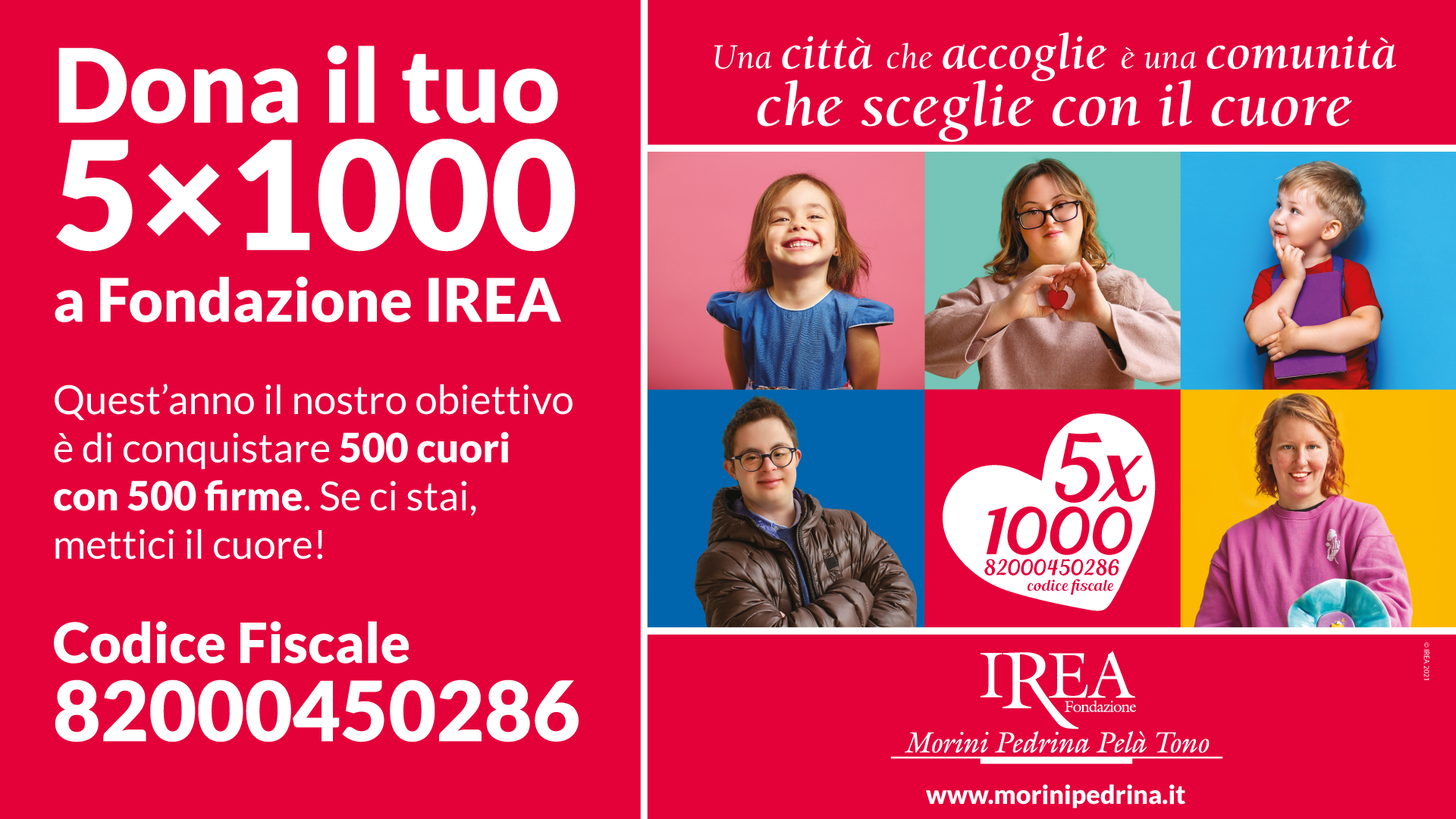 dono il tuo 5 per mille a Fondazione IREA